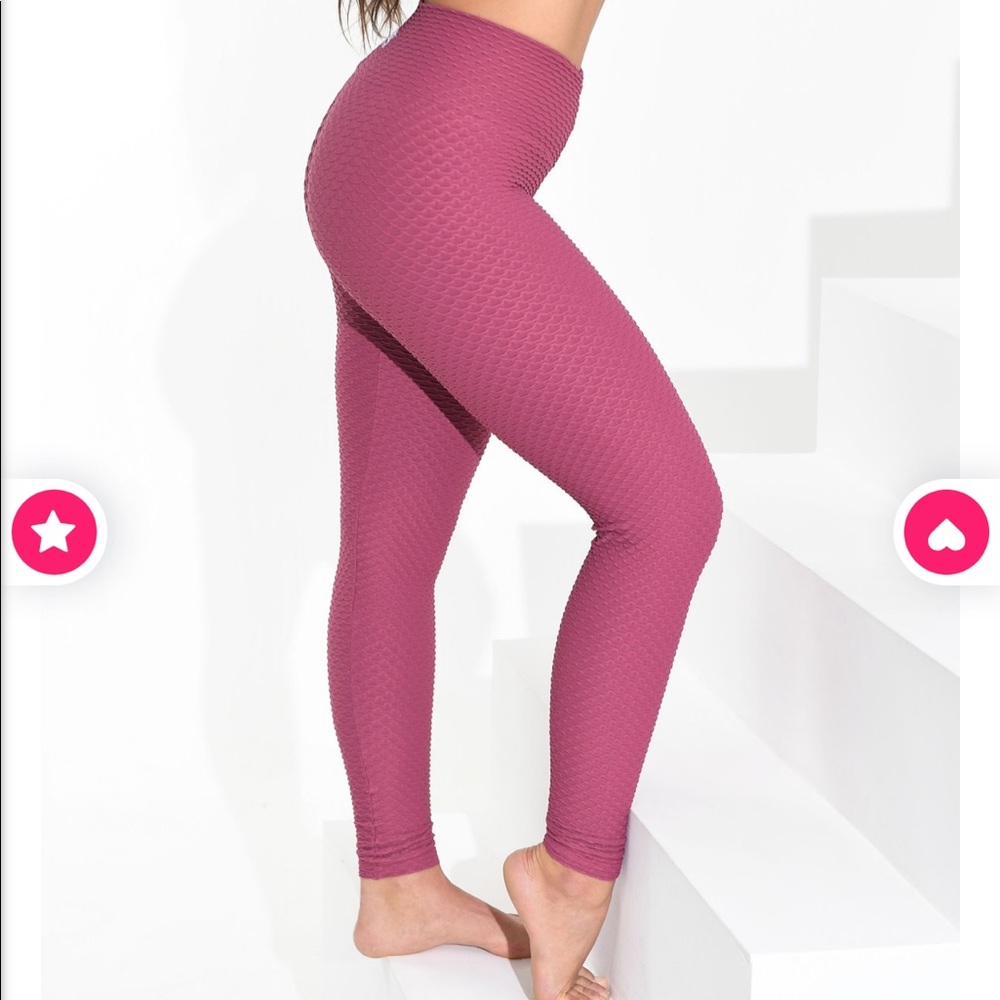 🌹💗 Croco Skin Burnt Rose Leggings 💗🌹